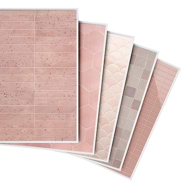 Sample Bundle 5 Best Selling Pink Tiles Sample Bundle