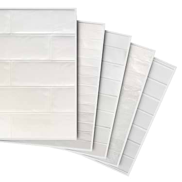 Sample Bundle 5 Best Selling White Ceramic Subway Tiles