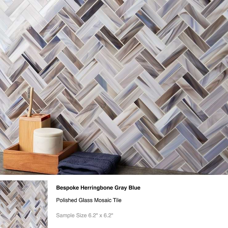 Top Selling Glass Backsplash Tiles Sample Bundle (5)