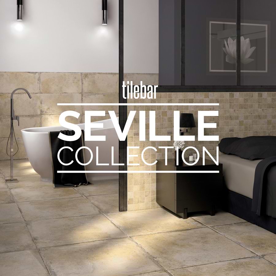 Seville Delfi Dark Beige 12x12 Travertine Look Matte Porcelain Tile