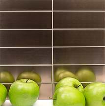 Copper Metal Subway Tile for Wall 2x6 Stainless Steel