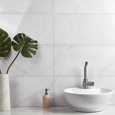 Snow White 12x24 Polished Marble Tile