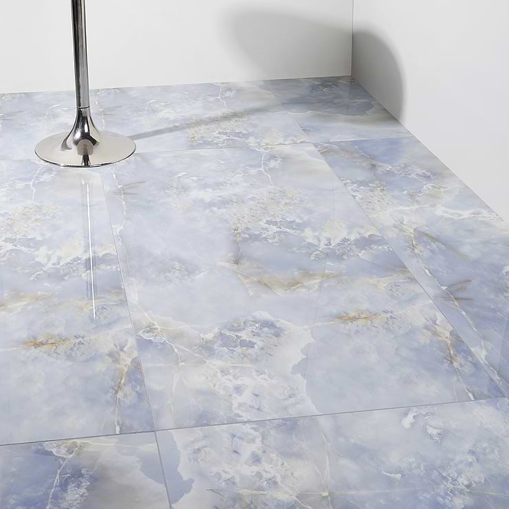 Lumina Caspian Onyx 24x48 Polished Porcelain Tile