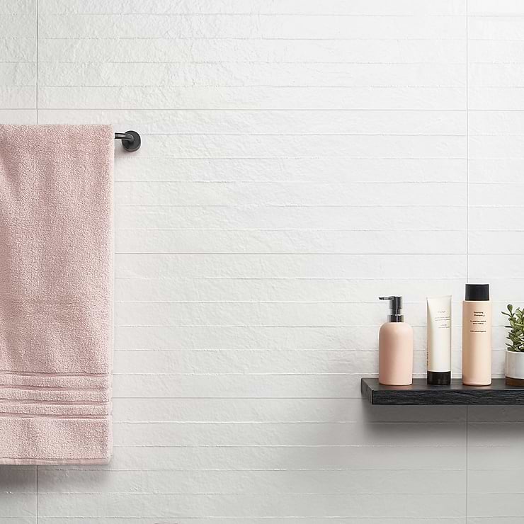 Walsh Tobruk White 12x36 Matte Ceramic Tile by Angela Harris; in White Ceramic; for Backsplash, Kitchen Wall, Wall Tile, Bathroom Wall, Shower Wall; in Style Ideas Craftsman, Farmhouse, Industrial
