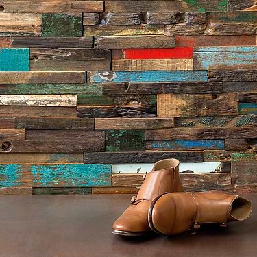 Driftwood Nargusta Multicolor Wood Mosaic