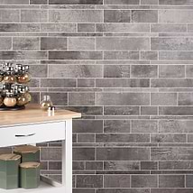 Railroad LPS Dark Gray Solid Core Peel & Stick Self Adhesive Concrete Look Matte Mosaic Tile
