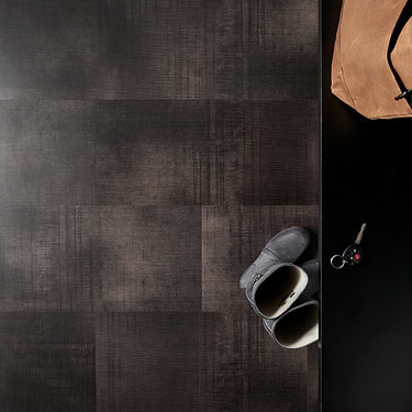 Ristretto LVT Charcoal Black 12x24 Glue Down Luxury Vinyl Tile