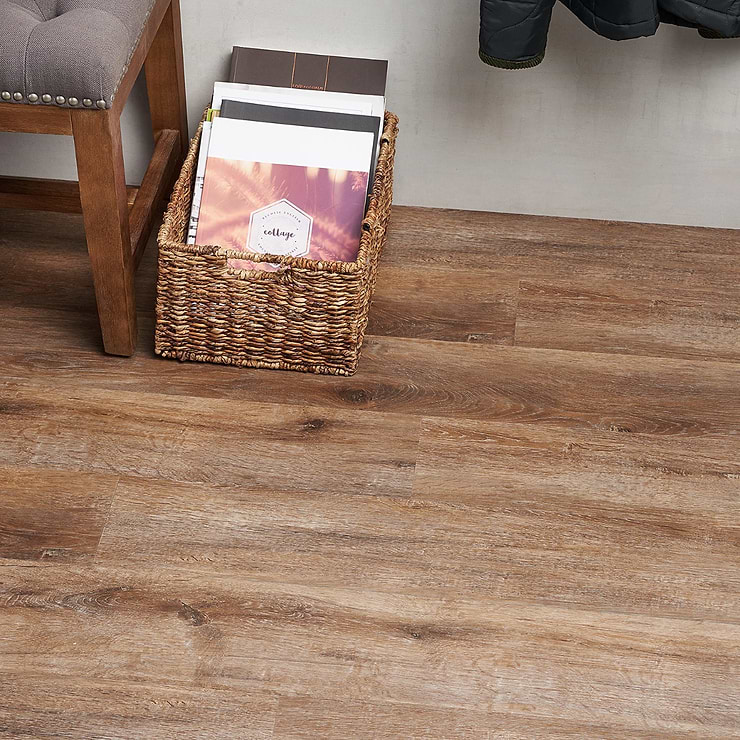 Katone Cantal Oak Taos Glue Down 6x48 Luxury Vinyl Plank Flooring