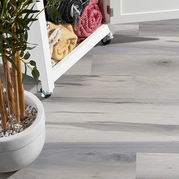 Sky Hickory Bliss 12mil Rigid Core Click 6x48  Luxury Vinyl Plank Flooring