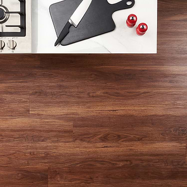ReNew Chestnut Brown 12mil Wood Look Glue Down 6x48 Luxury Vinyl Plank