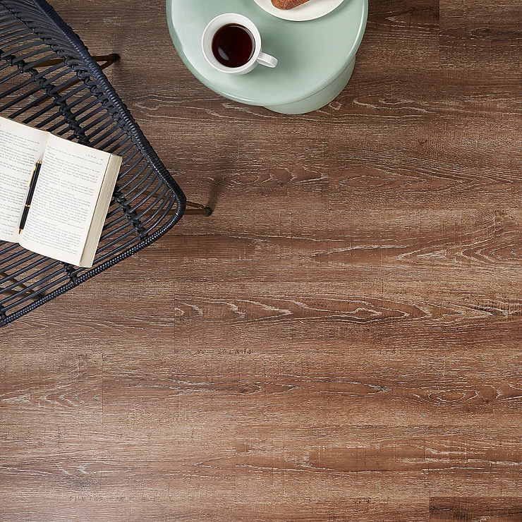 ReNew Metro Oak Brown Sugar 6mil Wear Layer Glue Down 6x48 Luxury Vinyl Plank Flooring