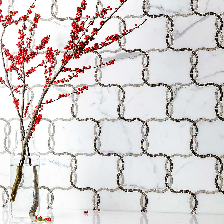 Catena Gray Polished Marble Tile