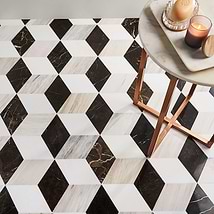 Havasar Sabbia Polished Marble Mosaic Tile