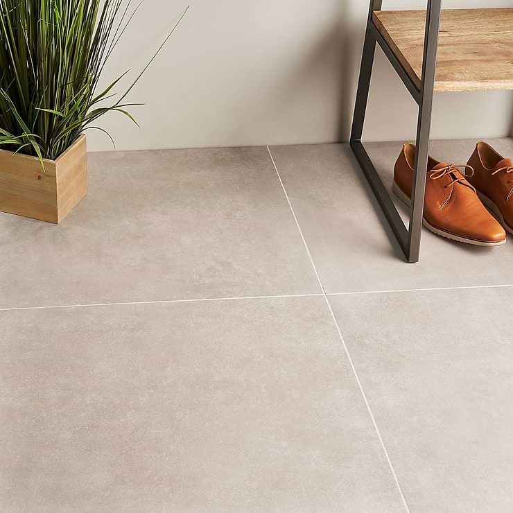 Lines Greige 24x24 Matte Porcelain Tile