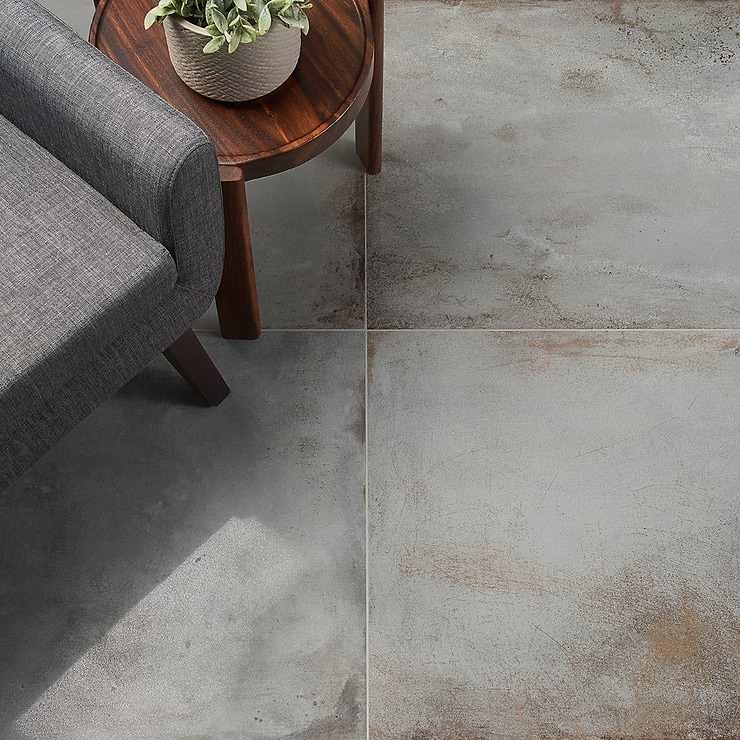 Flatiron Gray 24x48 Semi-Polished Porcelain Tile By Angela Harris; in Gray  Porcelain; for Backsplash, Floor Tile, Kitchen Floor, Kitchen Wall, Wall Tile, Bathroom Floor, Bathroom Wall, Shower Wall, Shower Floor, Outdoor Wall, Commercial Floor; in Style Ideas Classic, Contemporary, Industrial, Mediterranean, Transitional; released 2023; new, trends