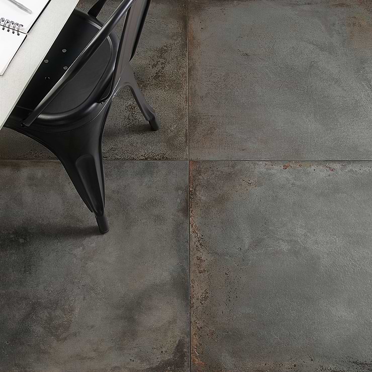 Angela Harris Flatiron Graphite 24x48 Matte Porcelain Tile