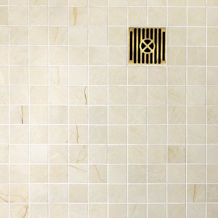 Marble Tech Crema Avorio Beige 2x2 Matte Porcelain Mosaic; in Creamy Ivory Porcelain ; for Backsplash, Floor Tile, Kitchen Floor, Kitchen Wall, Wall Tile, Bathroom Floor, Bathroom Wall, Shower Wall, Shower Floor, Outdoor Floor, Outdoor Wall, Commercial Floor, Pool Tile; in Style Ideas Classic, Contemporary, Craftsman, Modern, Transitional