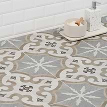 Delancey Briar Oak Multicolor 8x8 Matte Porcelain Tile