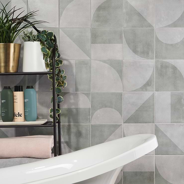 Brando Green 8x8 Matte Porcelain Tile