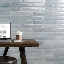 Paint Azur 3x16 Glossy Porcelain Subway Tile for Wall