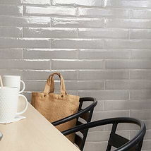 Paint Grigio 3x16 Glossy Porcelain Subway Tile for Wall