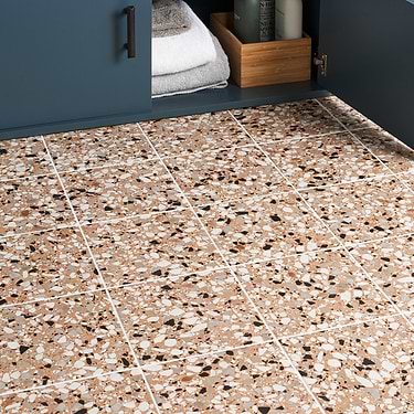 Chips Macro Terracotta 8x8 Matte Porcelain Tile - Sample