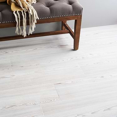 Barberry Mandorla White 8X48 Wood Look Matte Porcelain Tile