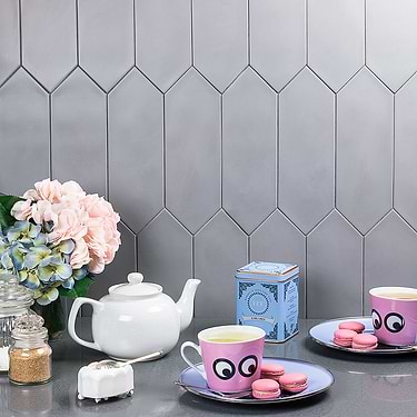 Aliante Dark Gray 4X12 Picket Matte Porcelain Tile
