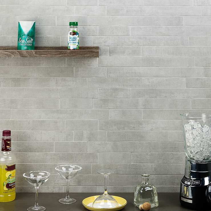 Basic Roadway Cement Grigio Matte Porcelain Mosaic Tile