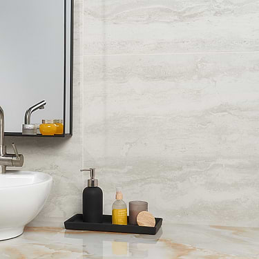 Stone Look Porcelain Tile for Backsplash,Bathroom Floor,Bathroom Wall,Shower Wall,Shower Floor,Outdoor Wall