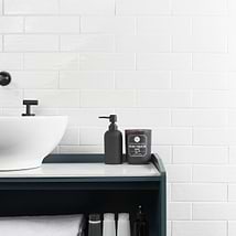 Kiln White 3x9 Polished Porcelain Subway Tile