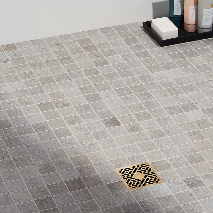 Bronx Greige 2x2 Matte Porcelain Mosaic Tile