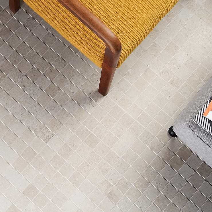 Bronx Sand 2x2 Matte Porcelain Mosaic Tile