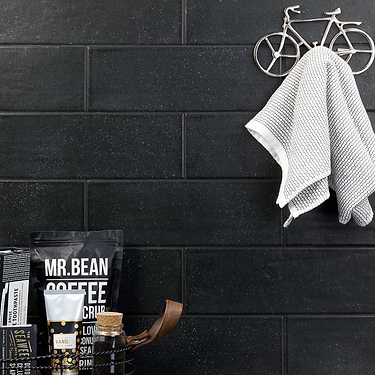 Diesel Camp Rock Black 4x12 Matte Ceramic Subway Tile