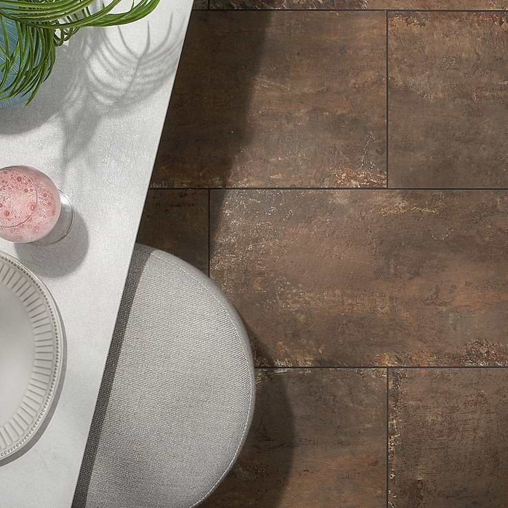 Portrait Copper 12x24 Matte Porcelain Tile