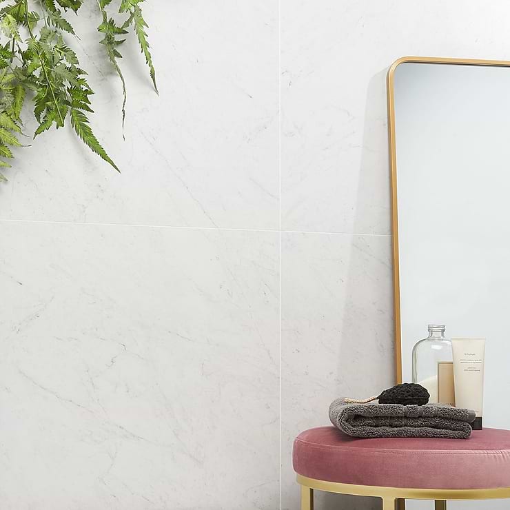 DreamStone Carrara Giola 24x24 Matte Porcelain Tile