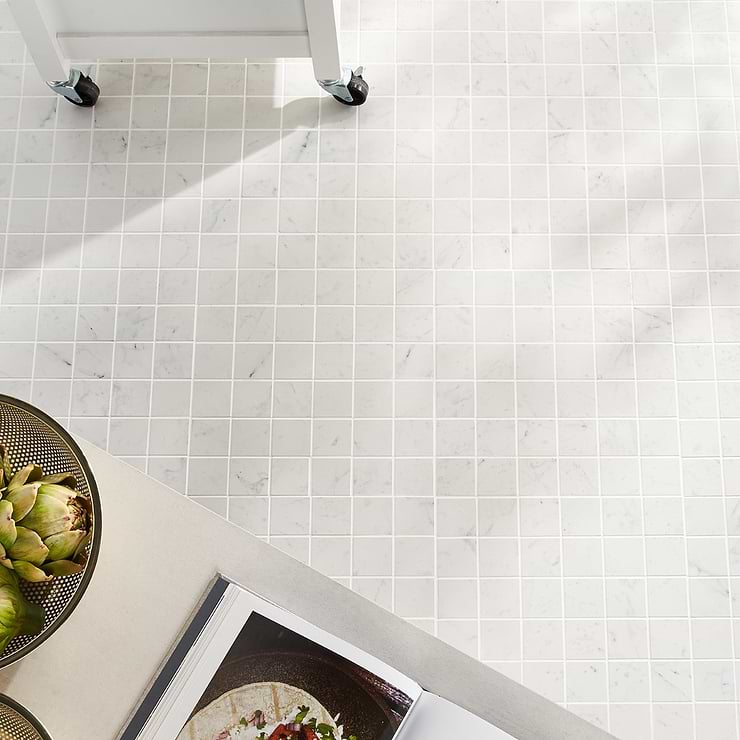 DreamStone Carrara Giola 2x2 Matte Porcelain Mosaic