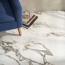 DreamStone Calacatta Rustico 24x48 Polished Porcelain Tile