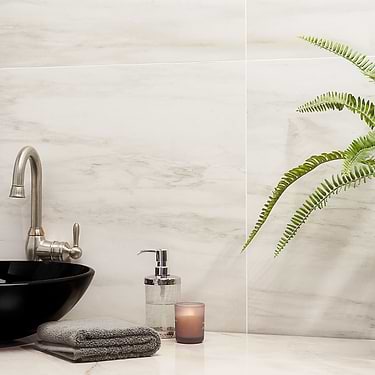 DreamStone Dolomite Snow 12x24 Matte Porcelain Tile - Sample