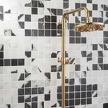 DreamStone Panda White 2x2 Matte Porcelain Mosaic