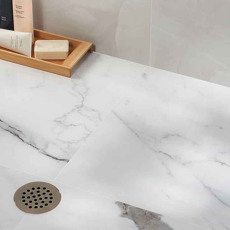 DreamStone Statuario Valley 24x48 Polished Porcelain Tile