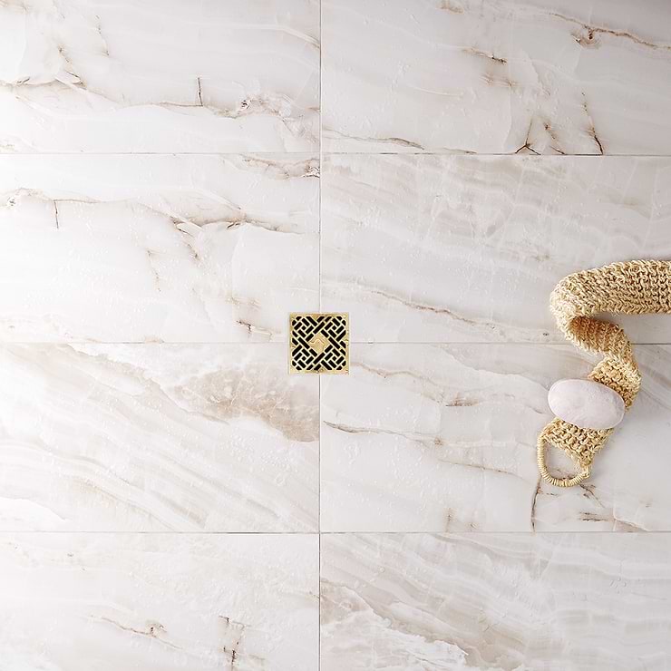 Basic Marble Onyx Beige 12x24 Matte Porcelain Tile; in Light Beige with veining Porcelain ; for Backsplash, Floor Tile, Kitchen Floor, Kitchen Wall, Wall Tile, Bathroom Floor, Bathroom Wall, Shower Wall, Outdoor Floor, Outdoor Wall, Commercial Floor; in Style Ideas Art Deco, Classic, Contemporary, Modern, Traditional, Transitional
