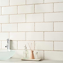 Jamesport White 6"x12" Glazed Porcelain Subway Tile