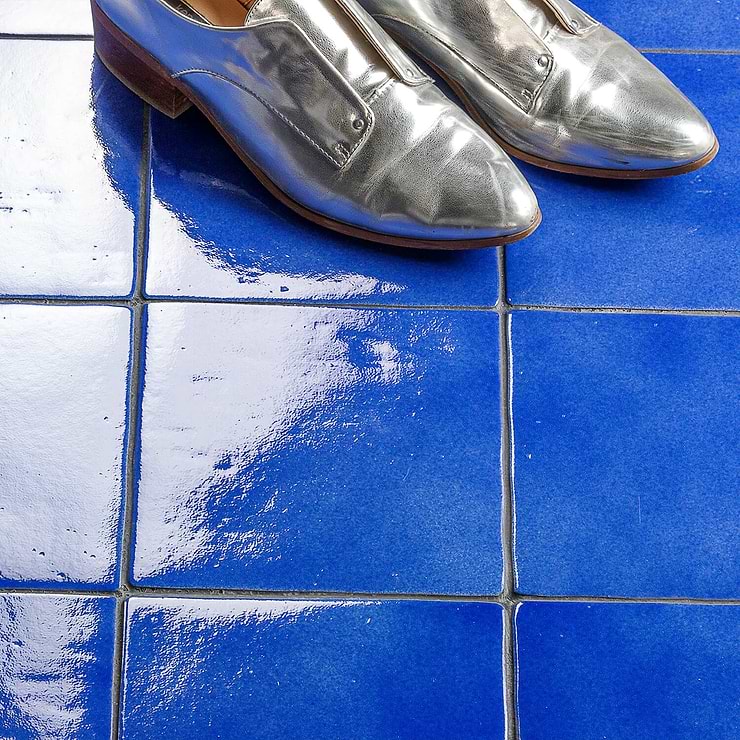 Cavallo Poseidon Blue 7X7 Glazed Porcelain Tile; in Blue Extruded Porcelain; for Backsplash, Floor Tile, Kitchen Floor, Kitchen Wall, Wall Tile, Bathroom Floor, Bathroom Wall, Shower Wall, Shower Floor, Outdoor Floor, Outdoor Wall, Commercial Floor, Pool Tile; in Style Ideas Beach, Classic, Contemporary, Craftsman, Mediterranean, Mid Century, Modern, Traditional, Transitional, Tropical