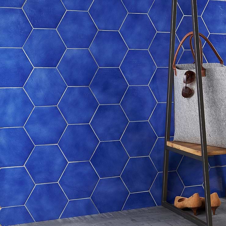 Cavallo Poseidon 7" Hexagon Glazed Porcelain Tile