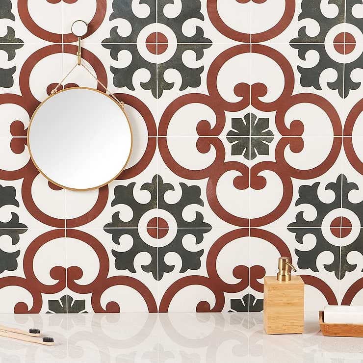 Lapaz Dahlia 9x9 Matte Porcelain Tile