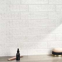 Chance Decor White 2x10 Polished Ceramic Wall Tile