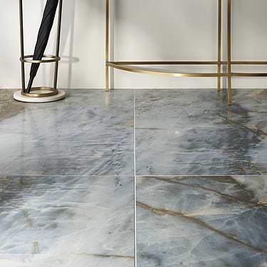 Imagine Stone Azur Blue 24X48 Matte Porcelain Tile
