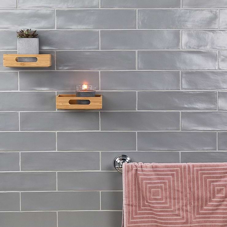 Bayou Gray 3X12 Matte Ceramic Subway Tile; in Gray White Body Ceramic; for Backsplash, Kitchen Wall, Wall Tile, Bathroom Wall, Shower Wall; in Style Ideas Beach, Classic, Contemporary, Cottage, Craftsman, Farmhouse, Industrial, Mediterranean, Mid Century, Modern, Traditional, Transitional, Tropical