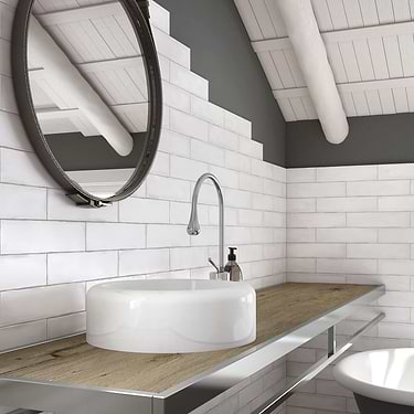 Ceramic Subway Tile for Backsplash,Kitchen Wall,Bathroom Wall,Shower Wall